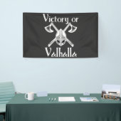 Sieg oder Valhalla - Helm und Ax Banner (Messeveranstaltung)