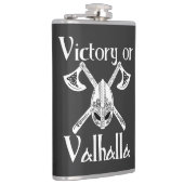 Sieg oder Valhalla - Helm und Ax Flachmann (Rechts)