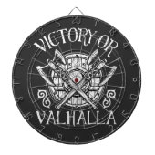 Sieg oder Valhalla - Schild und Ax Dartscheibe (vorne)
