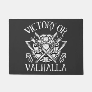 Sieg oder Valhalla - Schild und Ax Fußmatte