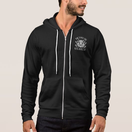 Sieg oder Valhalla - Schild und Ax Hoodie (Vorderseite)