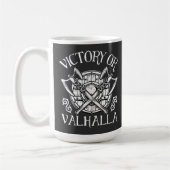 Sieg oder Valhalla - Schild und Ax Kaffeetasse (Links)