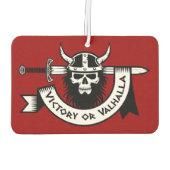 Sieg oder Valhalla Viking Autolufterfrischer (Rückseite)