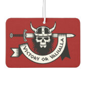 Sieg oder Valhalla Viking Autolufterfrischer (Vorderseite)