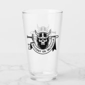 Sieg oder Valhalla Viking Glas (Rückseite)