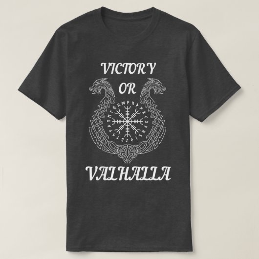 Sieg oder Valhalla Viking Valhalla T-Shirt (Design vorne)