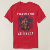 Sieg oder Walhalla Wikinger 4 T-Shirt (Design vorne)