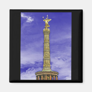 Sieg-Spalte (siegessaule), Berlin (blauer Himmel) Magnet