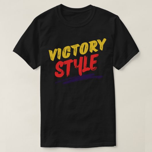 Sieg-Stil T-Shirt (Design vorne)