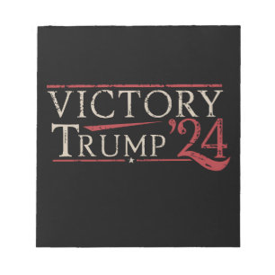 Sieg Trump 24 Republikanischer Präsident 47 USA Notizblock
