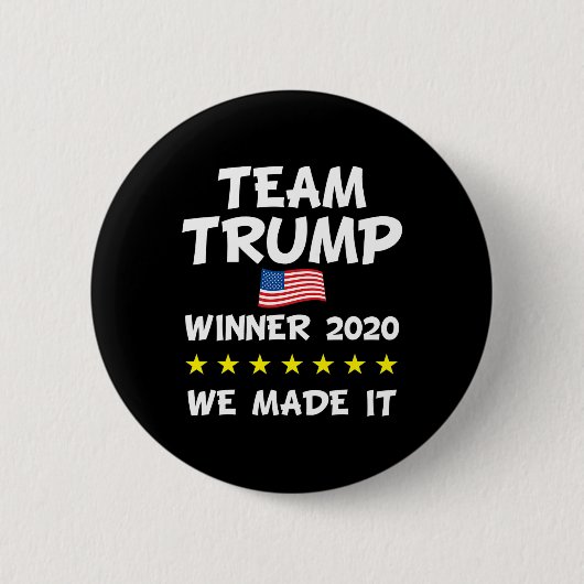 Sieg Trump Präsident Wahlfeier  Button (Vorderseite)