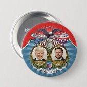 Sieg und Amtseinführung - Donald Trump JD Vance Button (Vorne & Hinten)