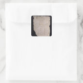 Sieg von Konstantin dem Großen über Quadratischer Aufkleber (Tasche)