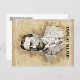 Siegbert Tarrasch Chess Player Postkarte