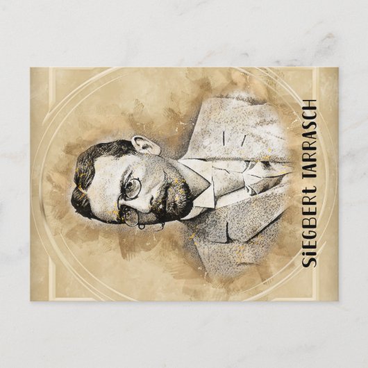 Siegbert Tarrasch Chess Player Postkarte (Vorderseite)