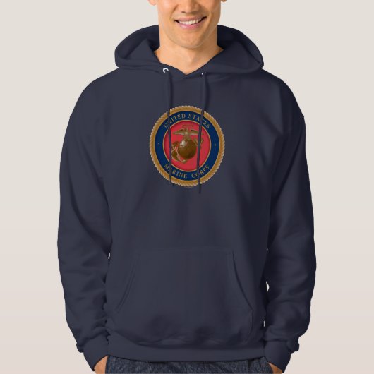 Siegel 2 des Meereskorps Hoodie (Vorderseite)
