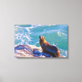 Siegel 2 - Sie sehen mich noch an! Leinwanddruck