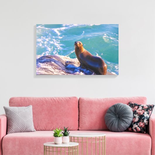 Siegel 2 - Sie sehen mich noch an! Leinwanddruck (Insitu (Wohnzimmer))