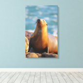 Siegel 3 - Ich sehe dich nicht sehen ! Leinwanddruck (Insitu (Holzboden))