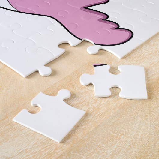 Siegel als Einhorn Puzzle (Seite)