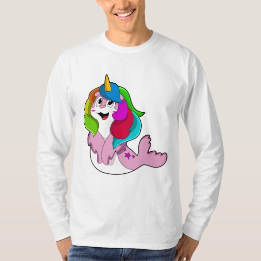 Siegel als Einhorn T-Shirt (Vorderseite)