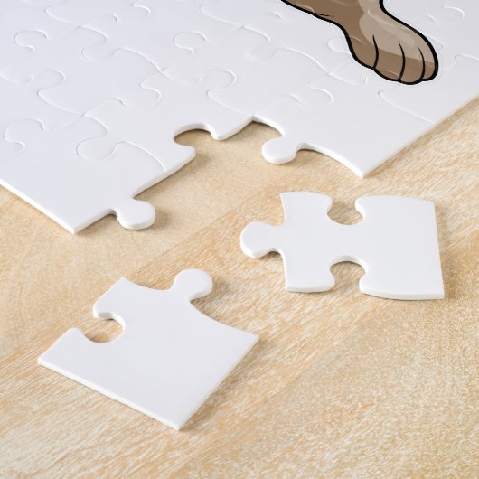 Siegel als Friseur mit Kamm Puzzle (Seite)