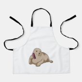 Siegel als Friseur mit Kamm Schürze (Vorderseite)