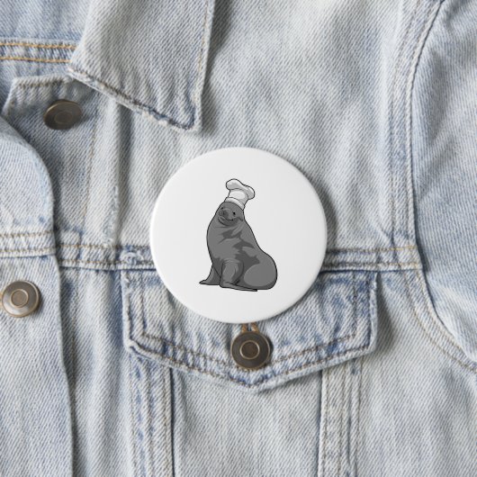 Siegel als Koch mit Koch Hut Button (Beispiel)