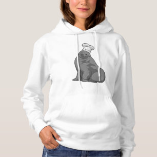Siegel als Koch mit Koch Hut Hoodie