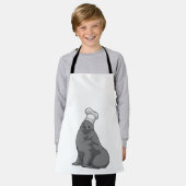 Siegel als Koch mit Koch Hut Schürze (Getragen)