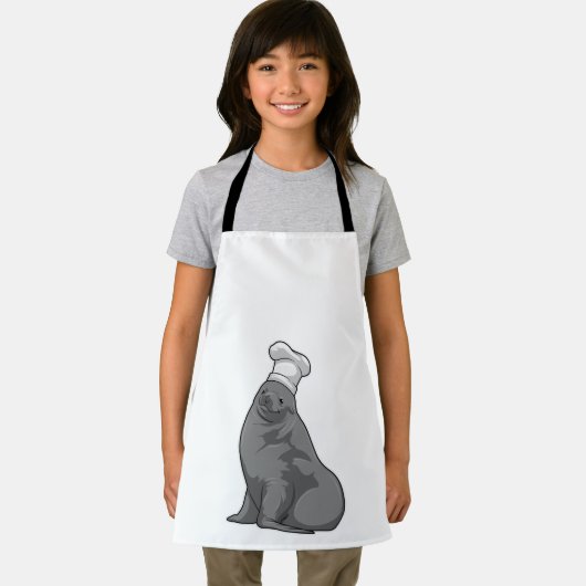 Siegel als Koch mit Koch Hut Schürze (Insitu)