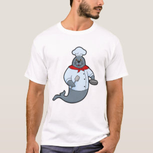 Siegel als Koch mit Pan & Spatula T-Shirt