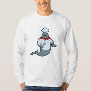 Siegel als Koch mit Pan & Spatula T-Shirt