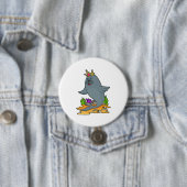 Siegel als König mit Krone Button (Beispiel)