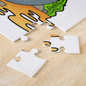 Siegel als König mit Krone Puzzle (Seite)