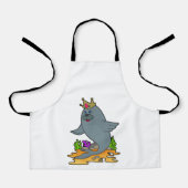 Siegel als König mit Krone Schürze (Vorderseite)