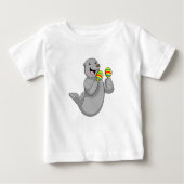Siegel als Musiker mit Maracas Baby T-shirt (Vorderseite)