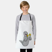 Siegel als Musiker mit Maracas Schürze (Getragen)