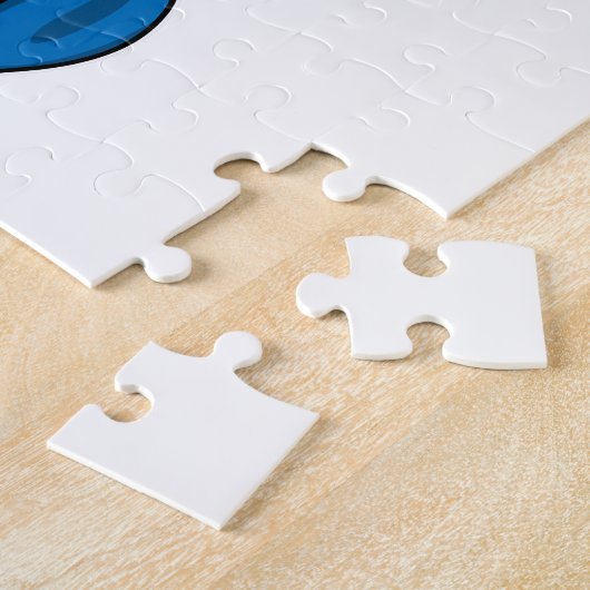 Siegel als Seemann mit Sailor-Hut Puzzle (Seite)