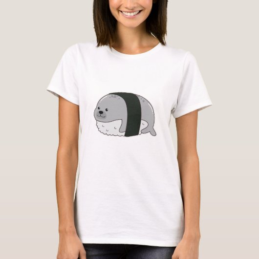Siegel als Sushi T-Shirt (Vorderseite)