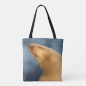Siegel am Strand Tasche (Rückseite)