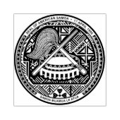 Siegel Amerikanisch-Samoas Gummistempel (Prägung)