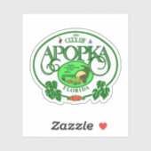 Siegel Apopka, Florida Aufkleber (Blatt)