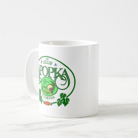 Siegel Apopka, Florida Kaffeetasse (Vorderseite Links)