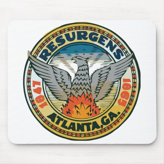 Siegel Atlanta, Georgien Mousepad (Vorne)