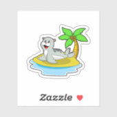 Siegel auf Island Aufkleber (Blatt)