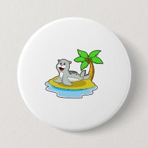 Siegel auf Island Button