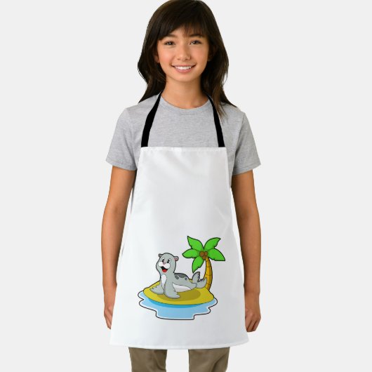 Siegel auf Island Schürze (Insitu)