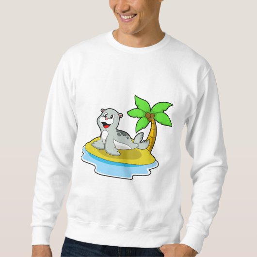 Siegel auf Island Sweatshirt (Vorderseite)