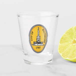 Siegel Baltimore, Maryland Schnapsglas